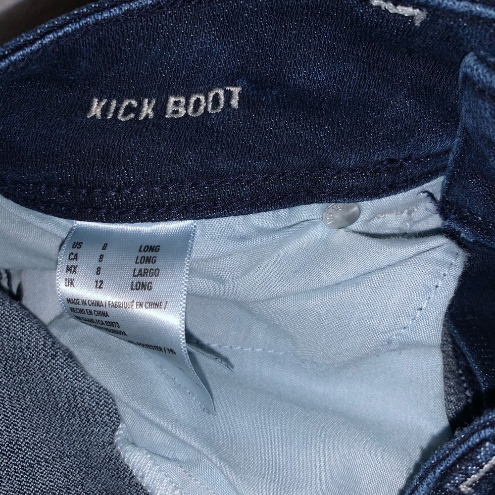 AEO | Super Stretch Kickboot Midrise Jeans - Picture 7 of 7